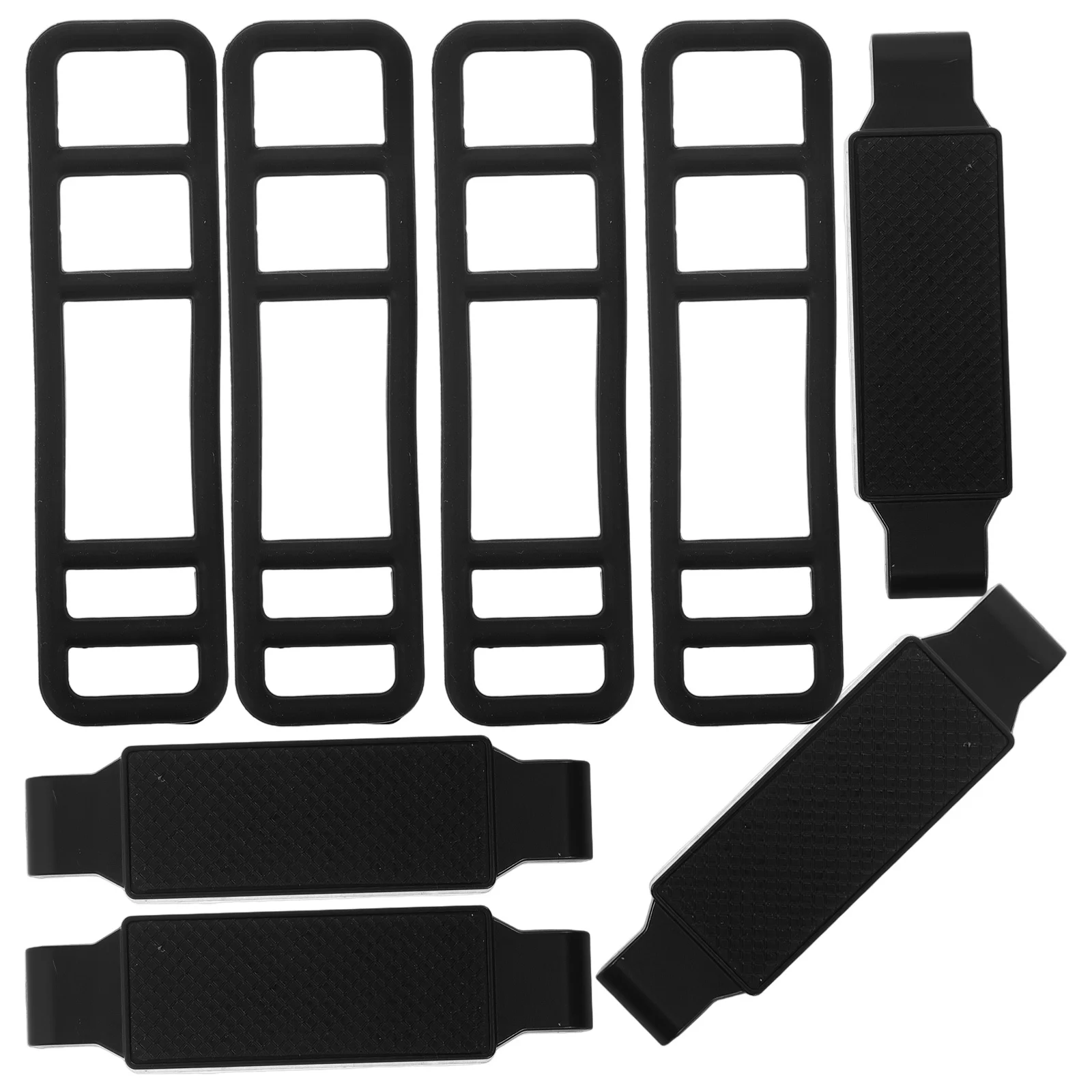 

4pcs Dash Cam Mounting Base Rearview Mirror Holder Buckle Strap Secure Driving Recorder Bracket For Stable Installation - Car