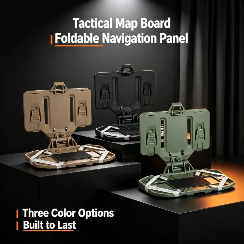 Molle Vest Mount Management Plate, Rotatable Smartphone Navigation Bracket, Outdoor Hiking Phone Adapter