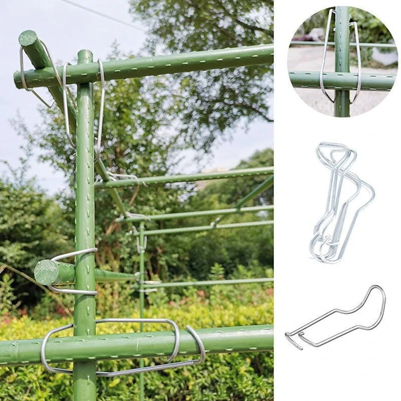 10Pcs Plant Trellises Connecting Buckles Garden Cage Connection Accessories Plant Fixing Clips for Garden Plant Support