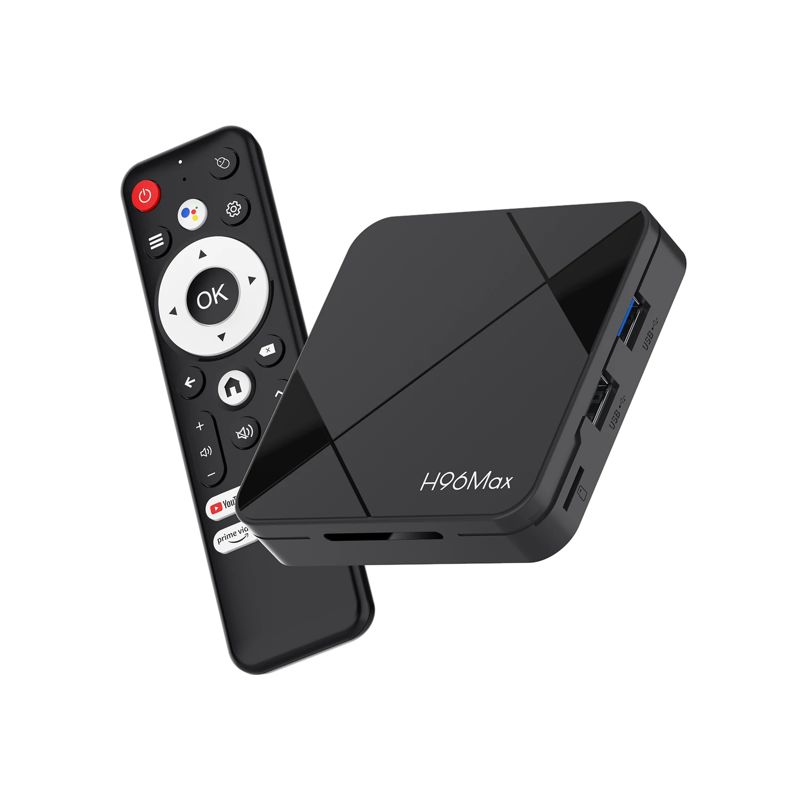 H96 MAX RK3518 TV Box Android 14 ATV TV Box 4K Wifi6 BT5.4 USB3.0 Google Voice Assistant Media Player Set Top Box