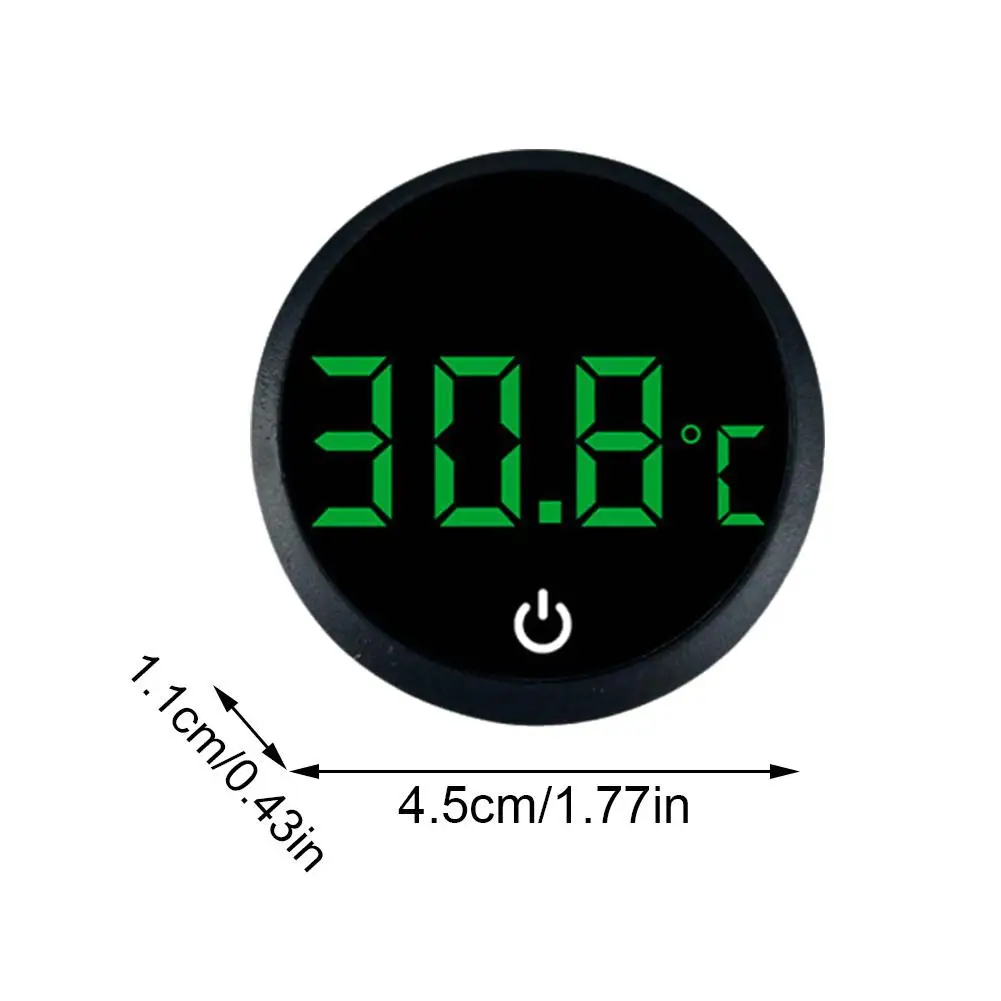 1pcs Touch Design Digital Aquarium Thermometer LED Display Fish Tank Water Temperature Meter Tester Gauge Temp Control