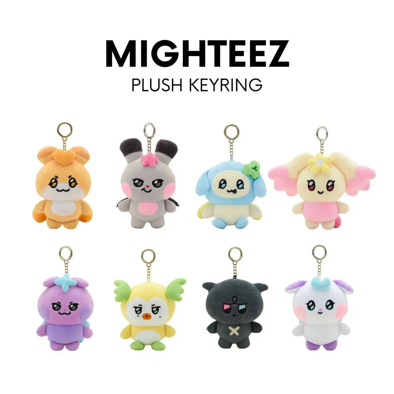 ATEEZ Baru Aniteez Kawaii Boneka Binatang Mainan Mewah Dekorasi Kamar Korea Hadiah Penggemar Anak-anak