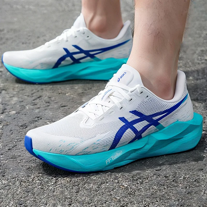 Asics Men's Running Shoes - New Model NOVABLAST 6 Training Shoes - Breathable and Shock Absorbing Sports Shoes 1011C243-101