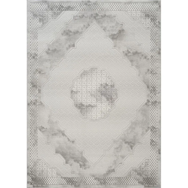 

Geometrix GC_DIM1004 Серый 5 футов 3 дюйма. x 7 футов, 3 дюйма. Зональный коврик