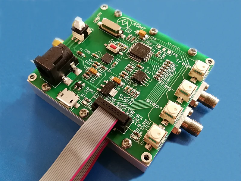 LMX2594 frequency synthesizer development board PLL phase lock loop 10M-15G high-frequency microwave signal source sweep source