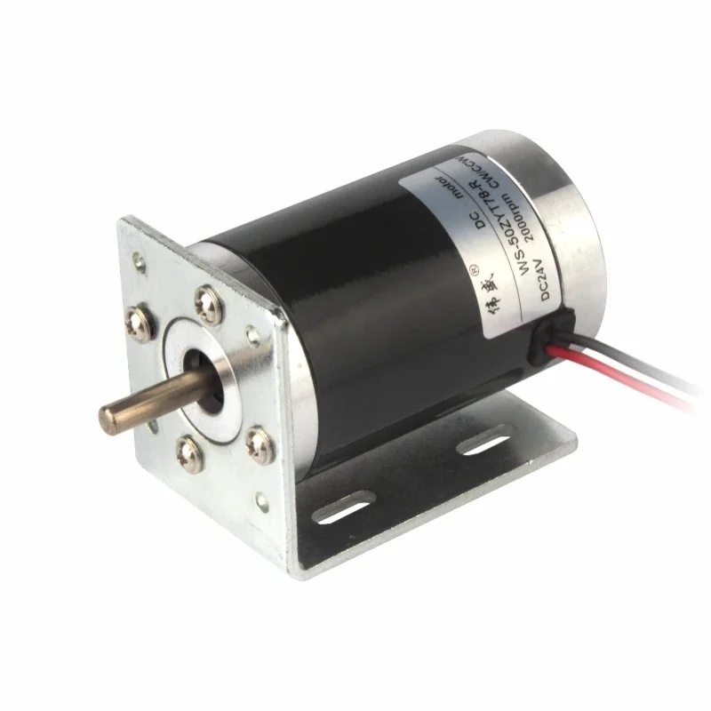 12V 24V 50ZY Micro DC High-speed Motor Can CW CCW Speed Adjustable Small Motor Cotton Candy Motor