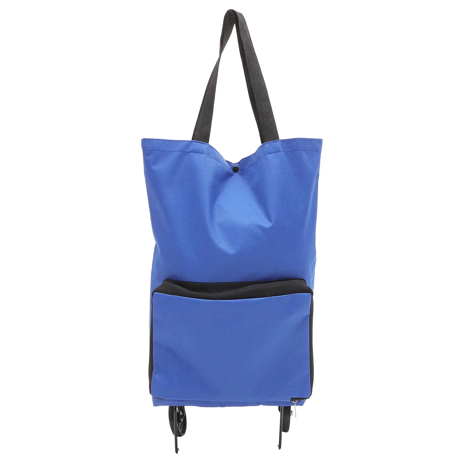 

Tug Bag Large Shopping Foldable Grocery Reusable Trolley Baggies Wheel Groceries with Oxford Cloth Pouch Travel Elderly