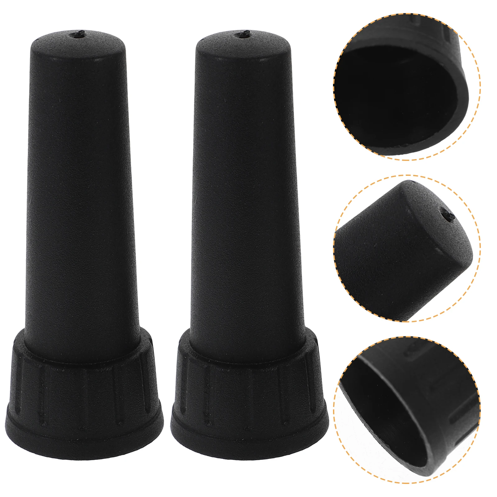 

2Pcs Long Pole Umbrella Top Hat Rubber Caps Repair Parts for End Component Sun Furniture Accessories Umbrella Tops Protector