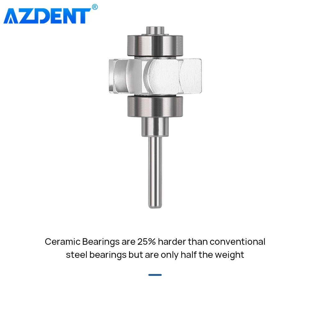 Dental szybki generator E rękojeść LED AZDENT turbina powietrzna łożyska ceramiczne głowica dynamometryczna przycisk potrójny strumień wody