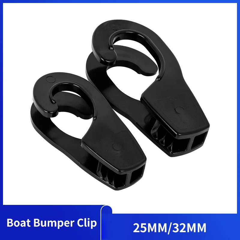 Boat Rail Fender Hanger Replacement Hook 25mm/32mm Anti-Collision Quick Adjustable Mudguard Marine Cable Accessories
