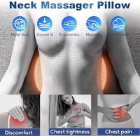 Nouveau masseur de dos 3 en 1 avec lit de soulagement, Shiatsu pour dormir, tissus profonds, Portable, épaule, soulagement des douleurs dans le bas du dos, masseur de taille 4