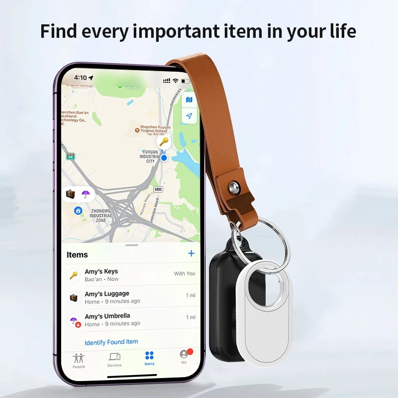 Smart Tag GPS Tracker für Airtag Long Distance Key Finder Haustier Brieftasche Fahrrad Anti-Lost Alarm Mini Locator funktioniert mit iOS finden meine