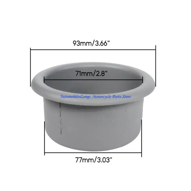 H7BD High-performance Cup Water Drink Holder Recessed Insert Plastic Bottle Holder 72/77/79mm for RVs Car Marine Boat Trailer