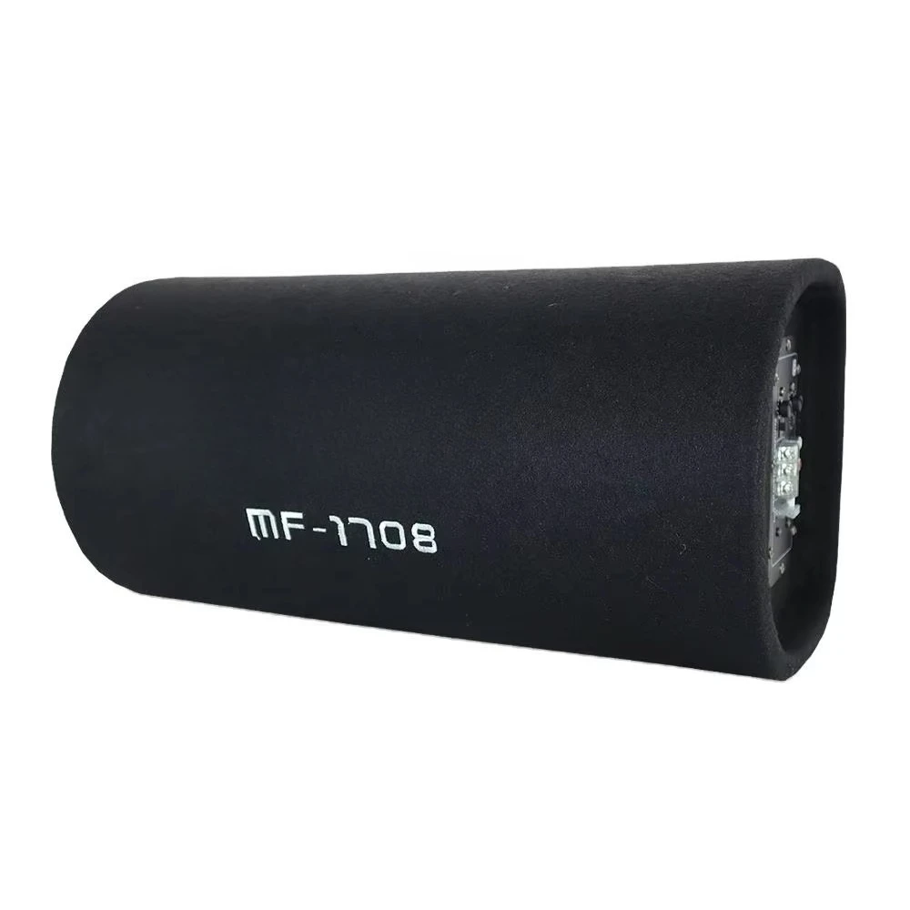 Car Audio 8Inch Car Subwoofer 1600W Peak Power Active Bass Speaker with Amplifier  MF-1708S