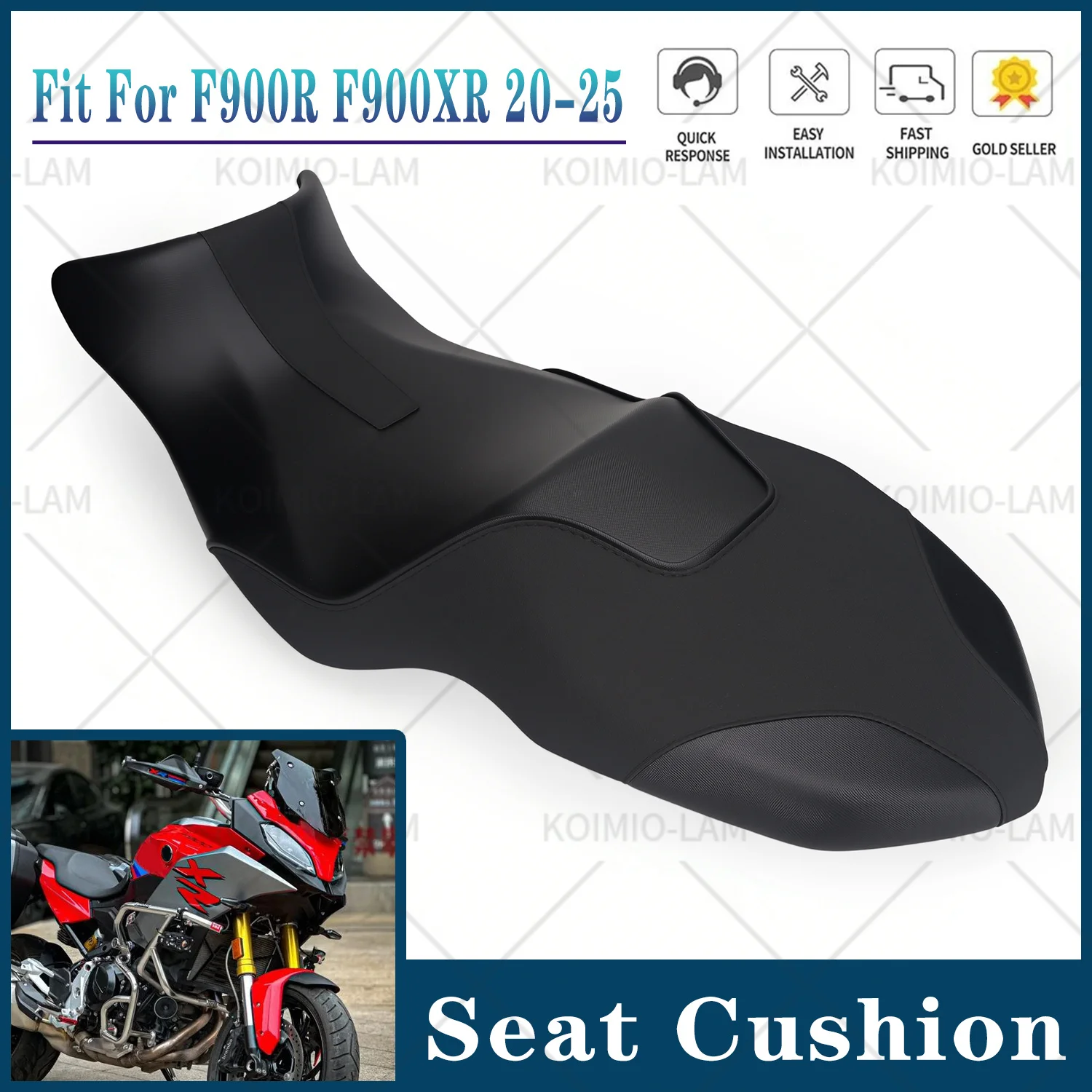 

Подушка-накладка на сиденье водителя для мотоциклов BMW F900R F900XR 2020-2025 гг., F 900 R / XR 2021 2022 2023 2024