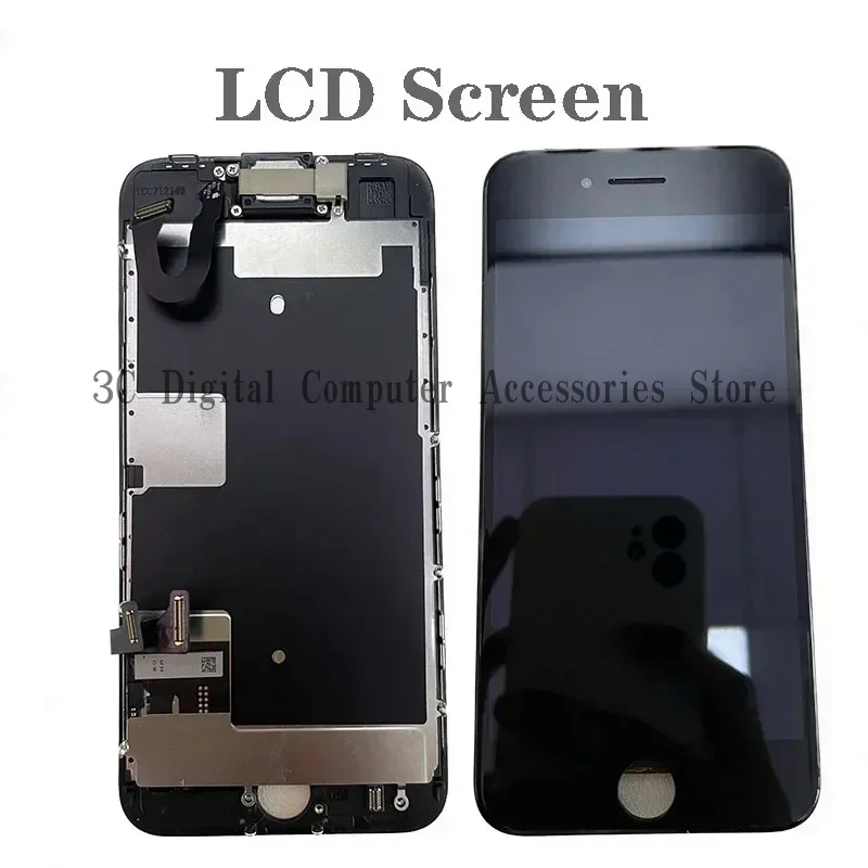 FOR iPhone SE 2020 Back Housing Battery Cover No  LCD Screen Rear Camera Middle Frame Replacement Part Removed From Used Phone