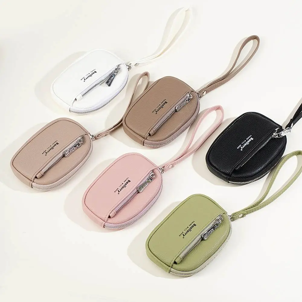 Cute Style Softer Leather Women's Wallet Wear-resistant Thin Design Coin Purse Storage Capacity Zipper Pocket Purse Daily Use