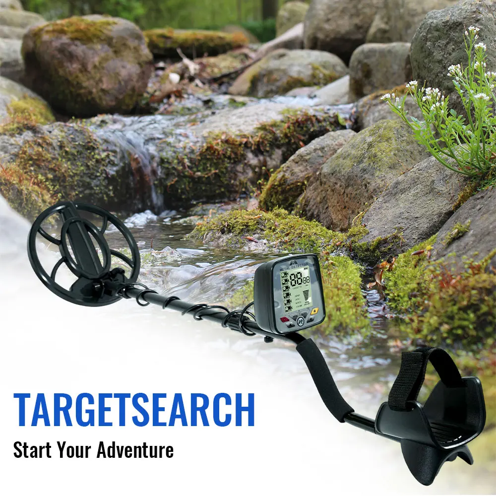 كاشف المعادن MD5032 تحت الأرض عمق الماسح الضوئي مقاوم للماء ملف البحث عالية الأداء الذهب حفار الكنز تسعى هنتر