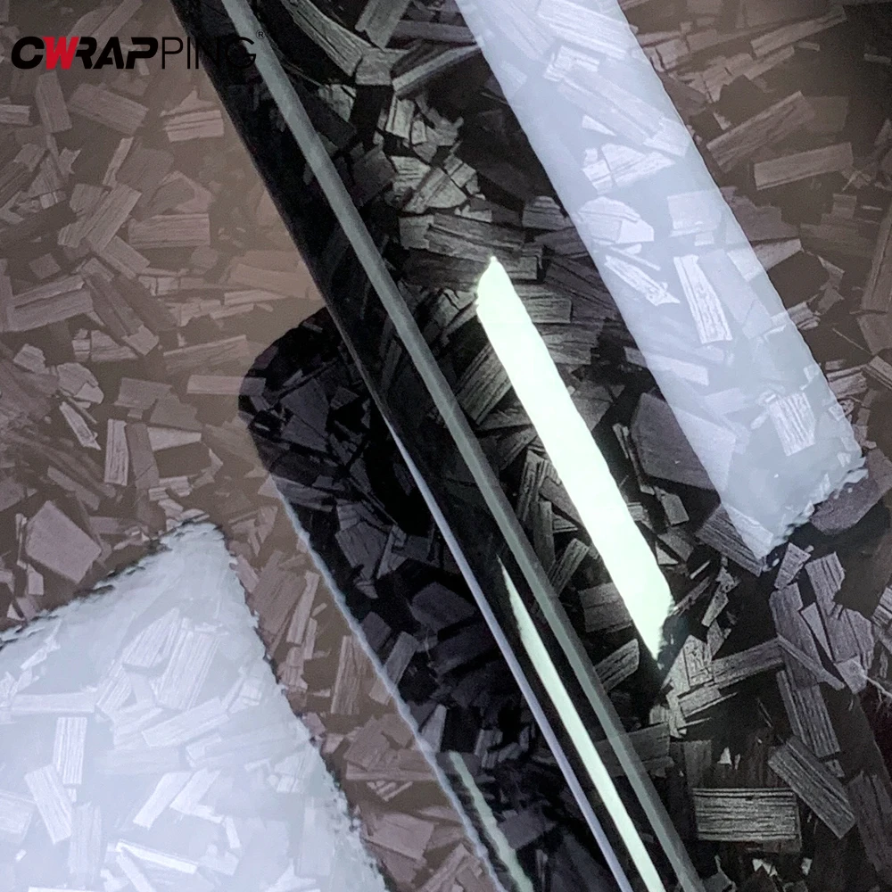 لامعة أسود أحمر أرجواني مزورة ألياف الكربون جسم السيارة التفاف الفينيل دراجة نارية ملصقات لفيلم جسم السيارة ملصقات بمادة لاصقة