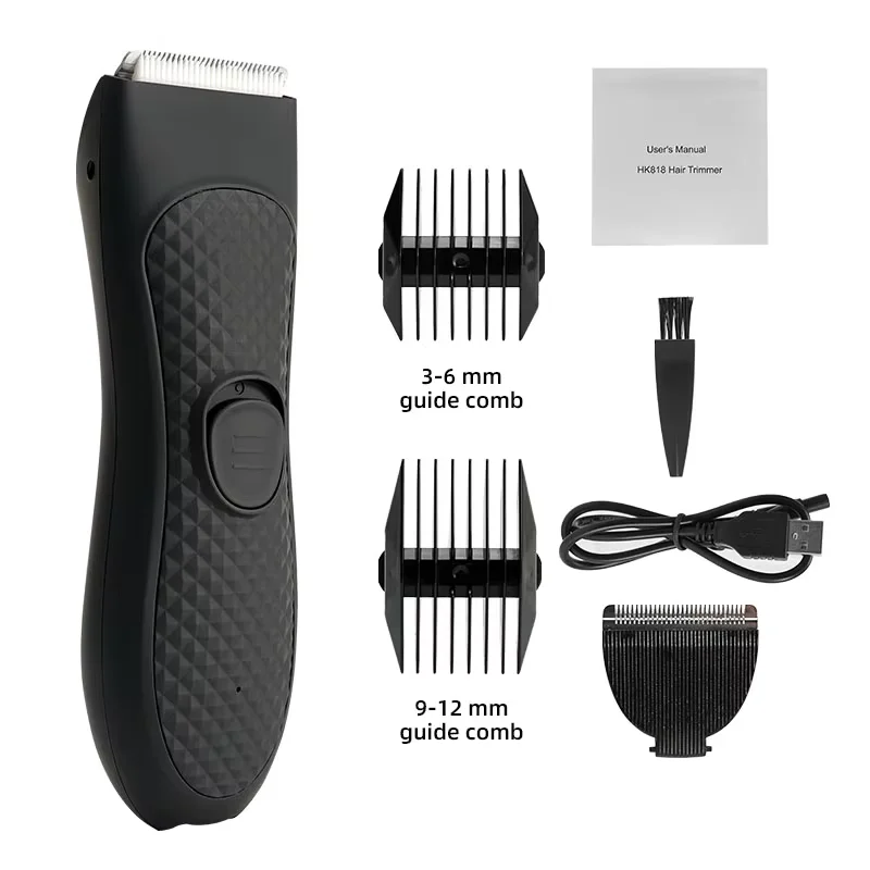 Mannen Elektrische Lieshaar Trimmer Schaamhaar Verwijdering Intieme Gebieden Body Grooming Clipper Epilator Oplaadbare Scheerapparaat Scheerapparaat