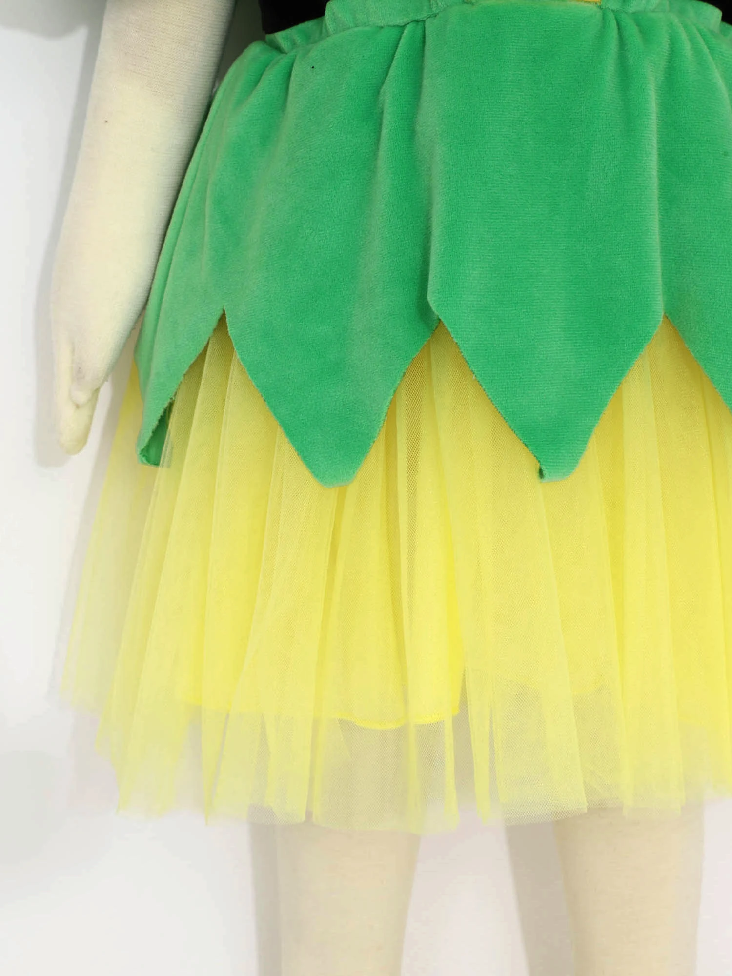 أطفال بنات فستان حفلة عيد الميلاد عيد الميلاد الجنية قزم سانتا مساعد تأثيري أداء زي منتفخ كم قصير شبكة توتو مع قبعة