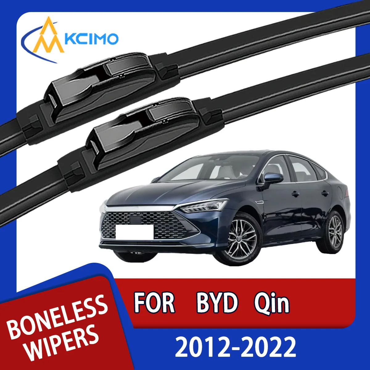 

2Pcs Front Windshield Wiper Blades For BYD Qin 2012–2022 Windscreen Window Car Accessories