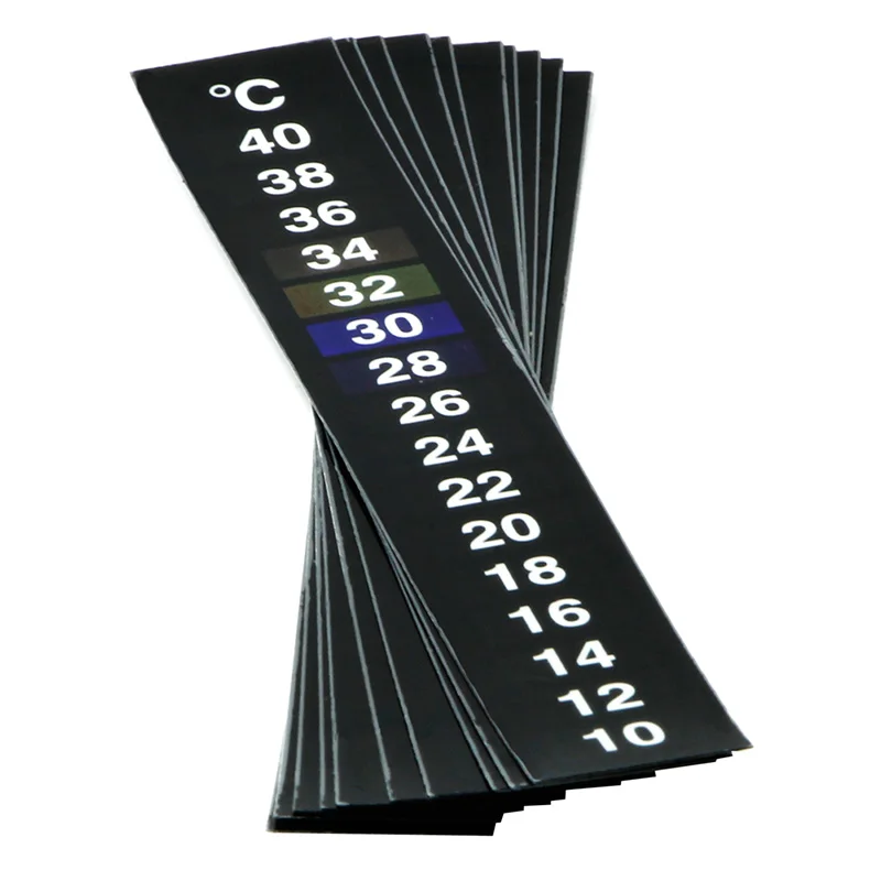 E15D Digital Perekat Thermometer Strip Celcius Display Adhesive