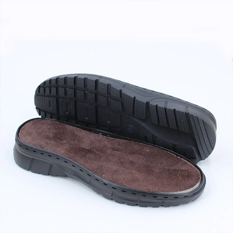 Sepatu Tendon sol karet sepatu wol berongga, sepatu selop sol karet benang berongga, sepatu kait rajut, bahan perbaikan DIY