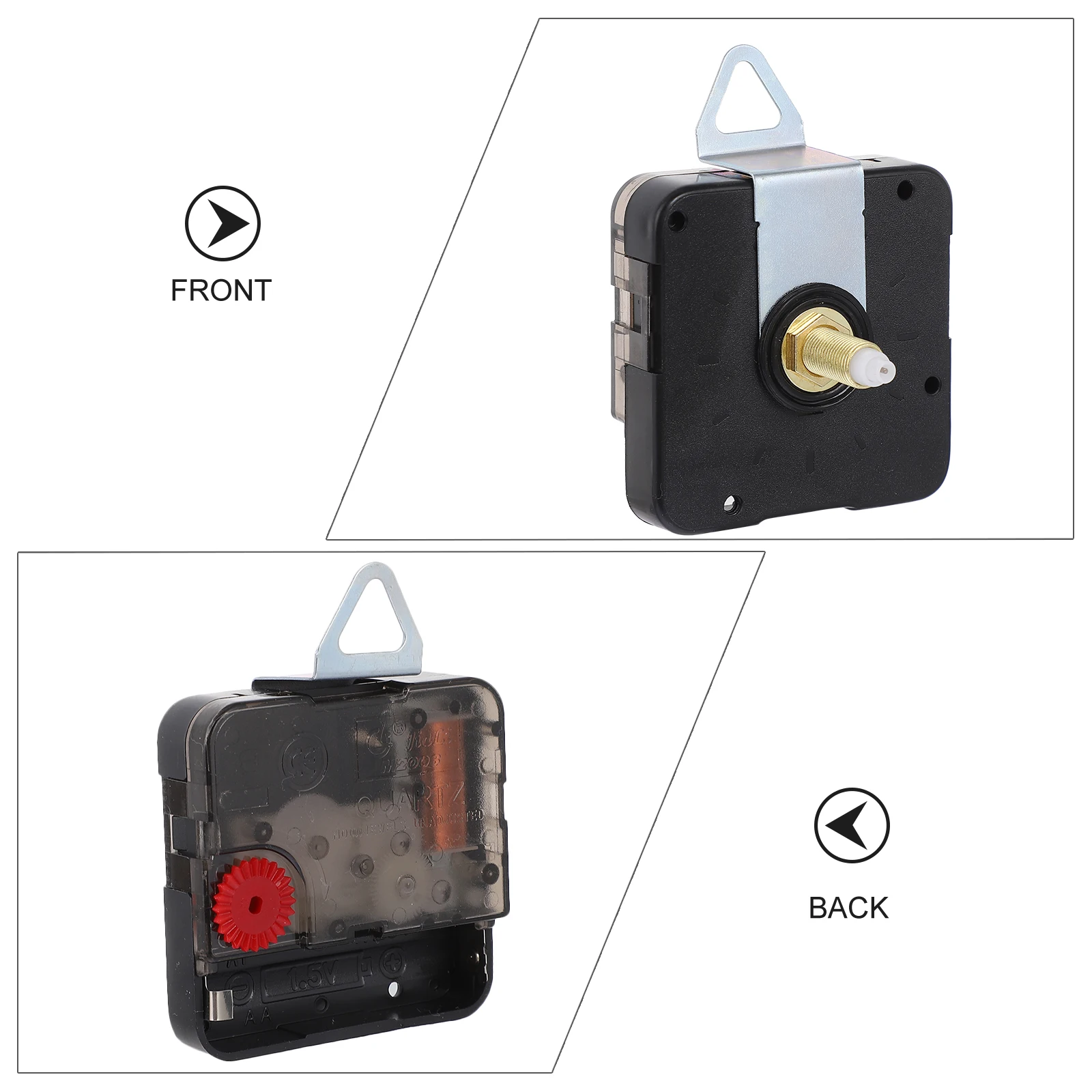 

6Sets DIY Quartz Clock Movement Kit Premium Clock Mechanism with Accurate Timekeeping Strong Durability for Home Office Wall