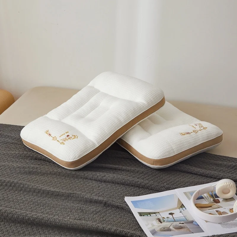 

2PC Student Pillow Core for Comfortable Sleep And Body Relaxation Conducive for Deep Sleep Side Sleep And Back Sleep