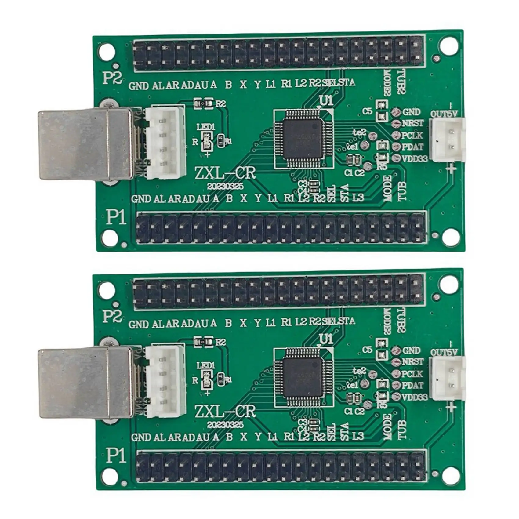 

A77I 2X-для ПК USB-плата с кабелем-кнопкой, аркадный игровой контроллер, кодер с нулевой задержкой, джойстик управления