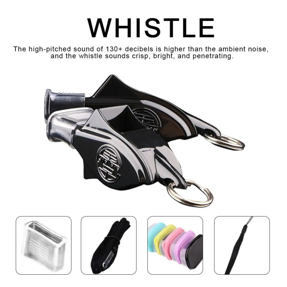 Training Match Camping ABS Material Basketball Rugby Soccer Volleyball Dolphin Whistle Referee Whistle 130 Decibels Whistle