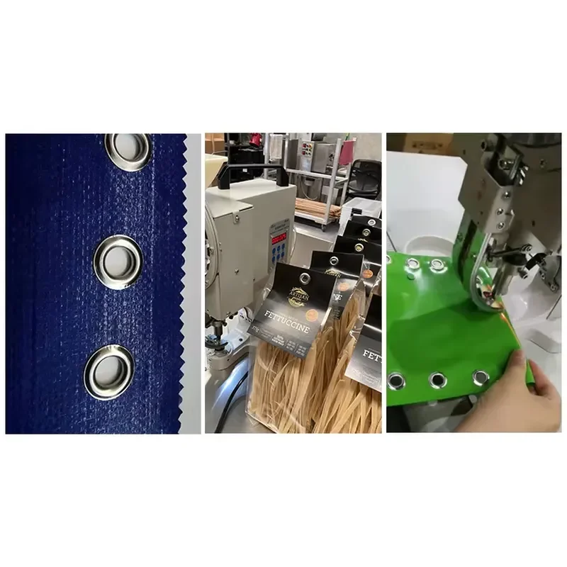 2026Hot Hot Sale Automatic Eyelet Machine for PVC Tent Tarpaulin Advertising Banner Punching Machine