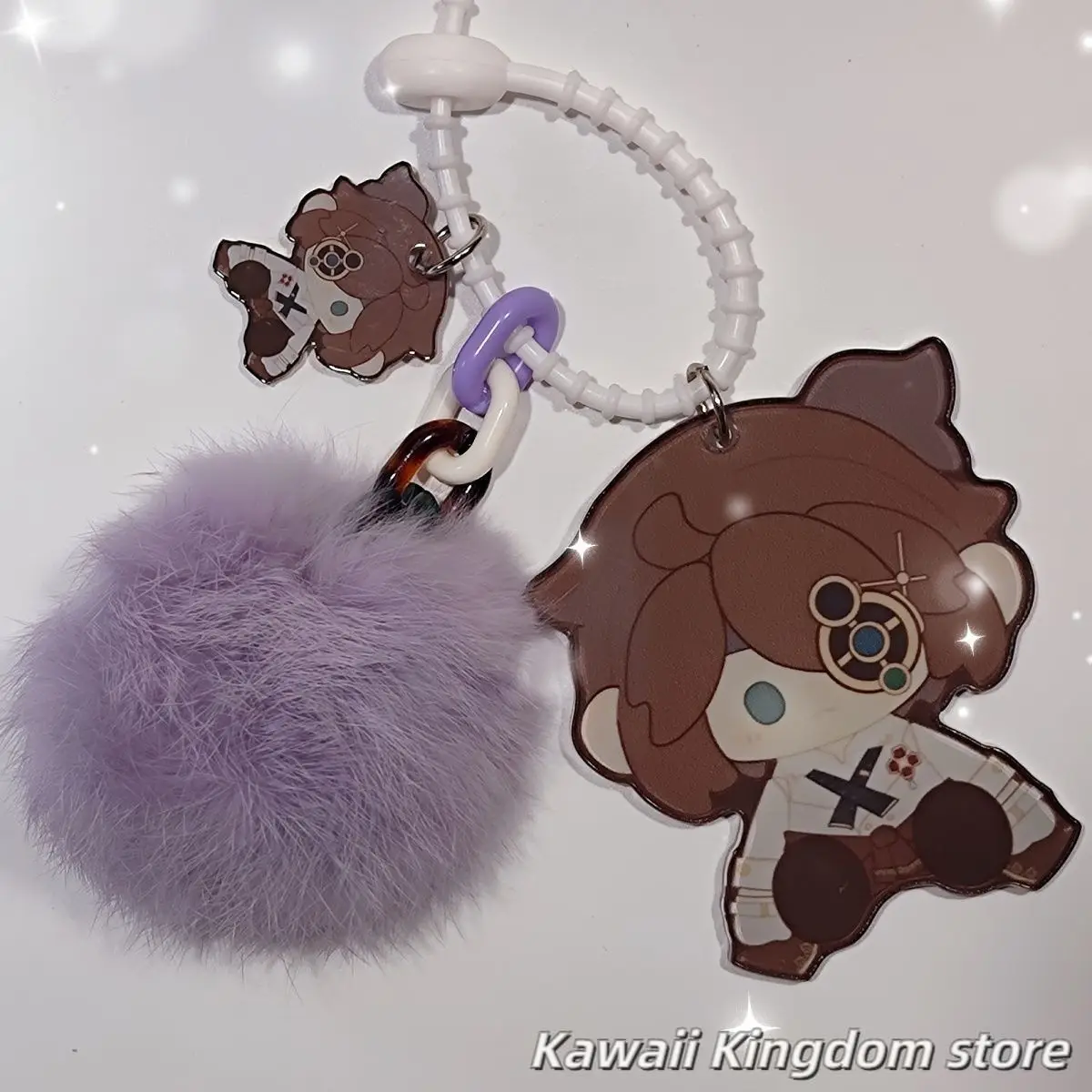 

Identity V Prospector Norton Campbell Luca Balsa Anime Cosplay Schoolbag Key Chain Mirror Pendant Keychains Student Fans Gift