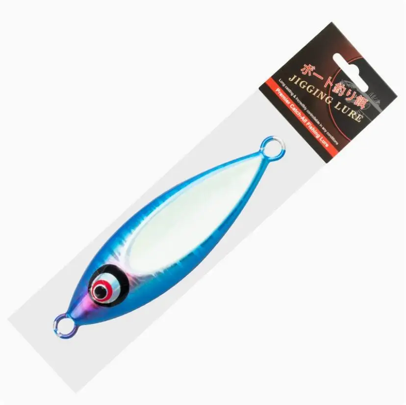 AI-SHOUYU señuelo jigging metálico hundimiento lento para pesca marina - imagen 4