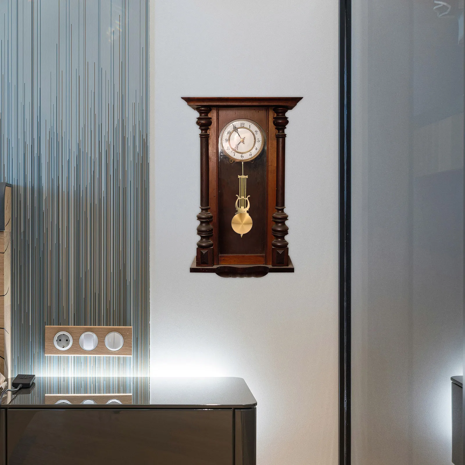 壁掛け時計振り子部品金属時計交換用アクセサリーグランドファーザークロックDIY修理用品用