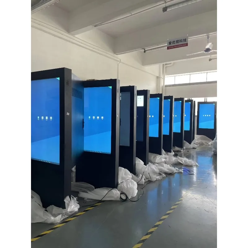 32 43 55 Inch Advertising Signage Totem LED Signage Smart Totems Indoor/Outdoor LCD Displays and Digital Signage