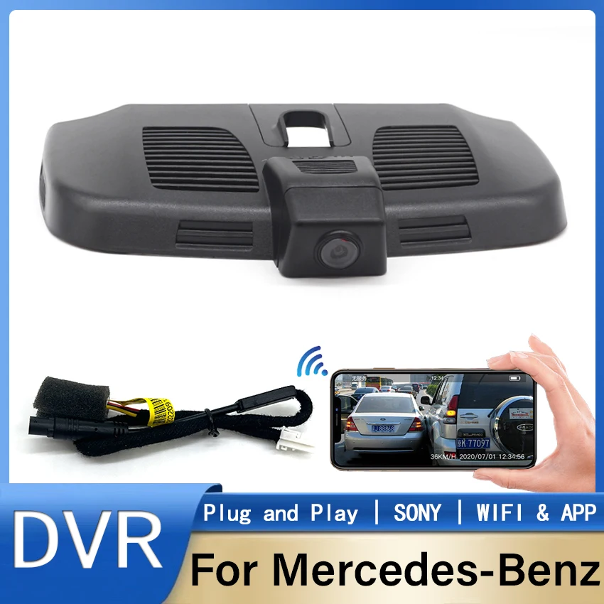 

4K Wifi Dash Cam Car DVR Rear Camera for Mercedes Benz V Class w447 v200d v220d v250 v260 v300d EQV METRIS Marco Polo 2014-2022