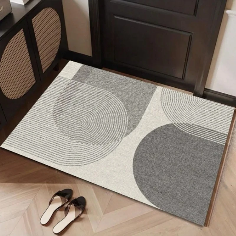 Nordic modern minimalist line carpet entrance floor mat welcome floor mat kitchen and bathroom floor mat home decor