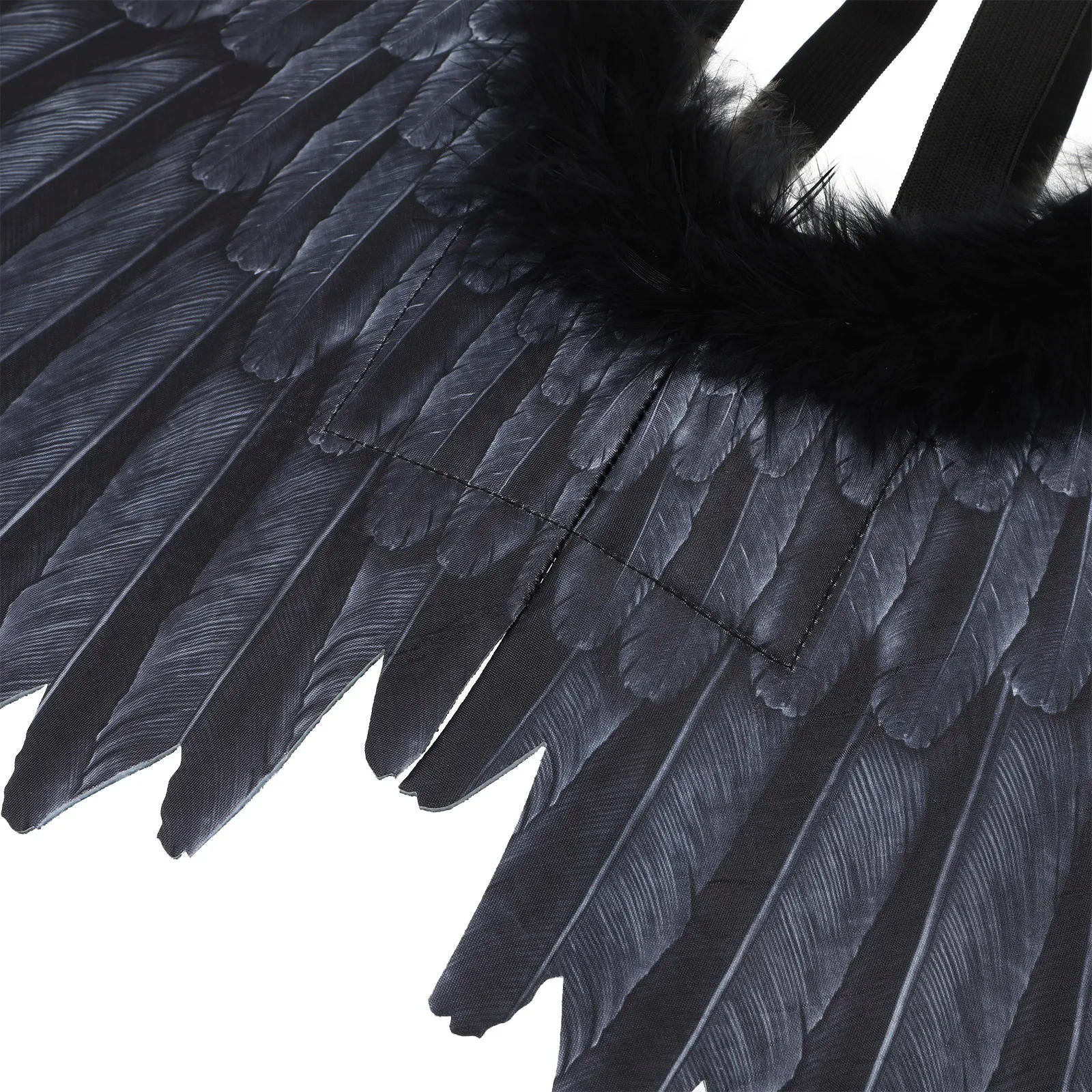 

Angel Demon Wings Halloween Christmas Cosplay Props Non Woven Fabric Kids Adults Lightweight Easy Storage Stage Performance