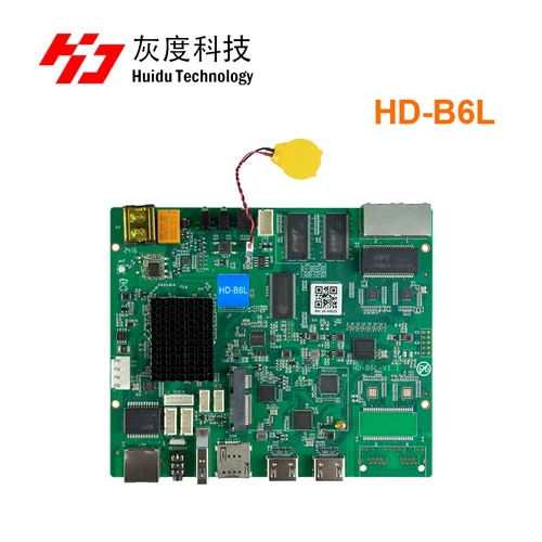Huidu 전문 LED 포스터 스크린 제어 시스템, B6 업그레이드, B6L 멀티미디어 제어 카드, LED 포스터 스크린용