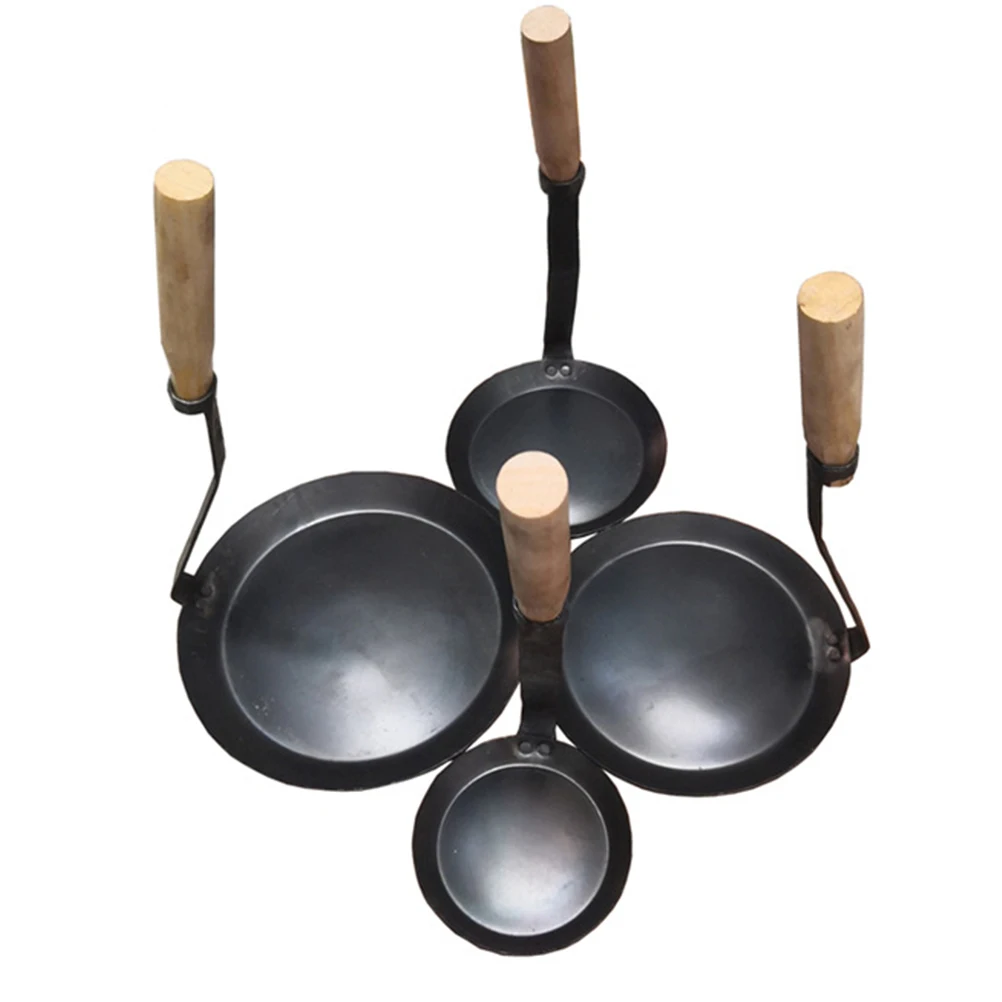 

5cm Frying Spoon Wooden H Non stick Kitchen Tool for Snacks Concave convex Design Easy Operation Ideal