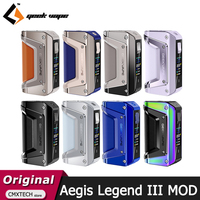 Original GeekVape Aegis Legend III 3 MOD 200W Box MOD Vape Electronic Cigarette Vaporizer Support Dual 18650 Battery