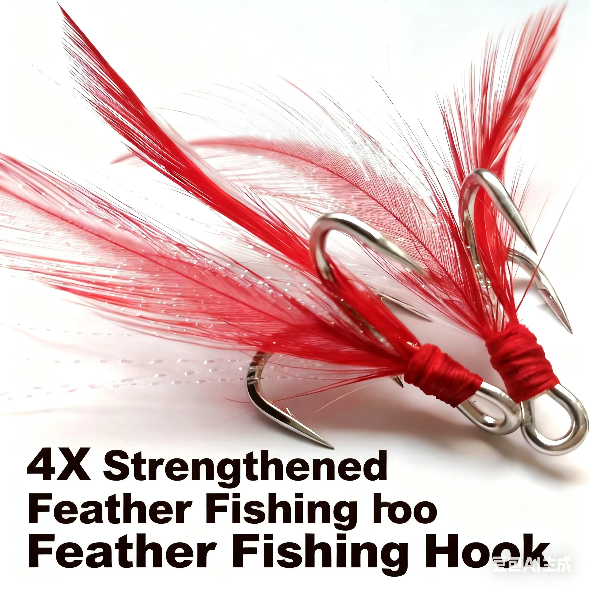 5 قطع خطاف ريش لو يا سانبن، خطاف مرساة معزز من الفولاذ عالي الكربون 4 مرات، شواء، طعم مزيف، خطاف صيد، لون القصدير #5