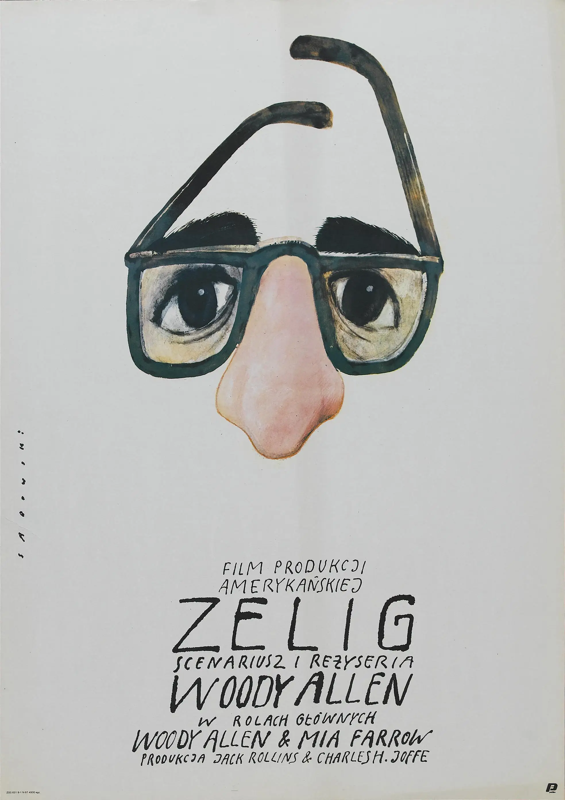Movie Zelig (1983) Poster Printing Home Decor Wall Art Painting