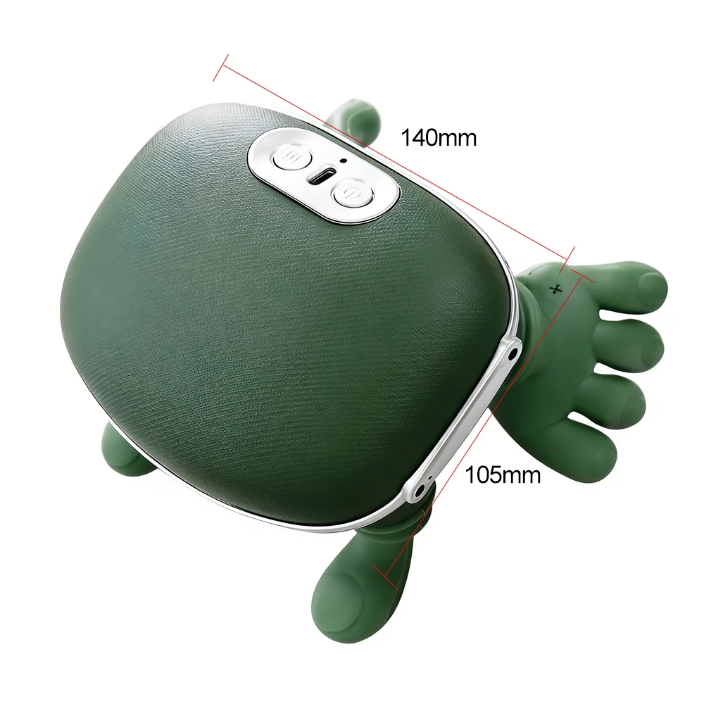 Portable N7 Bionic Neck Shoulder Massager 3Mode Kneading Massage Shawl Wireless Pillow for Neck Waist Leg Muscle Relaxation