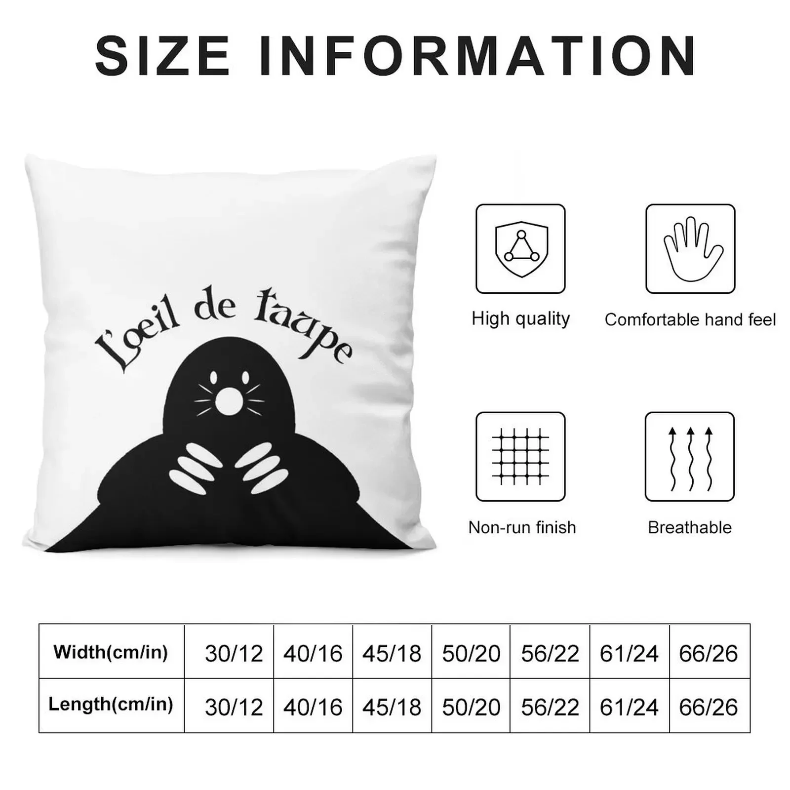 The eye of a mole! - Kaamelott Throw Pillow Embroidered Cushion Cover anime girl Custom Cushion Photo pillow pillowcase pillow