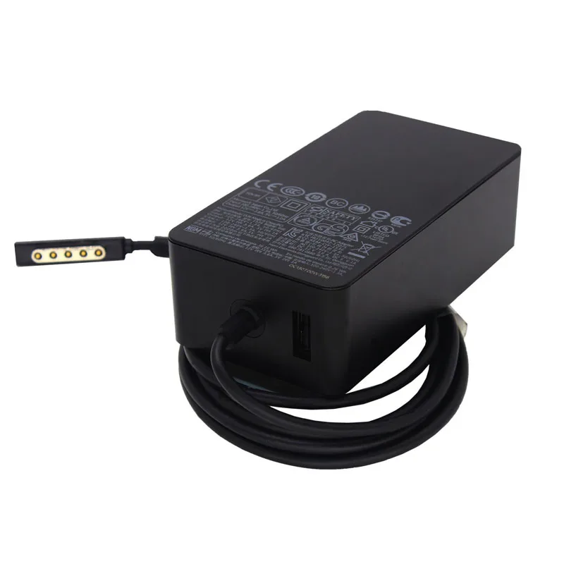 12V 3.6A 45W Charger for Microsoft Surface Pro 1 pro 2 RT Windows 8  power adapter 1601 1536 1514 charger fast charge with 5V 1A