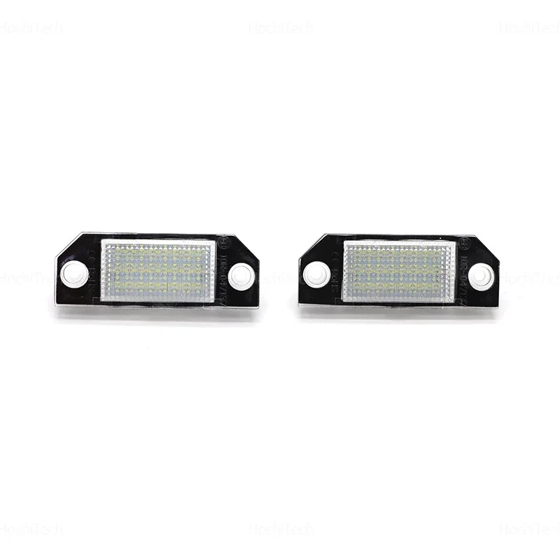 2PCS LED Car License Number Plate Light For Ford Focus 2 MK2 2003-2008 C-MAX Car LED License Number Plate Light Lamp White Light