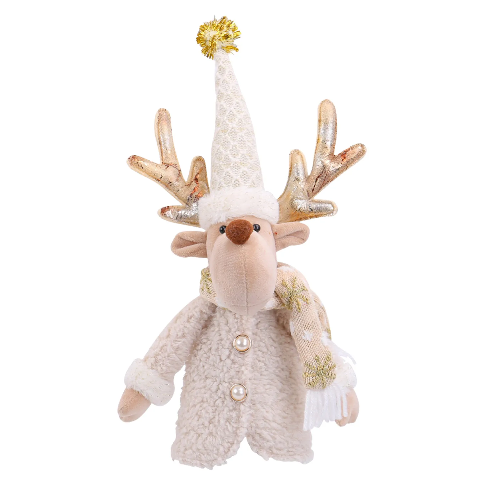 Witty H Copri bottiglia di vino Design bambola di Natale Topper per vino Bottiglie di champagne natalizie Topper Cover Birra H Film Classico caldo